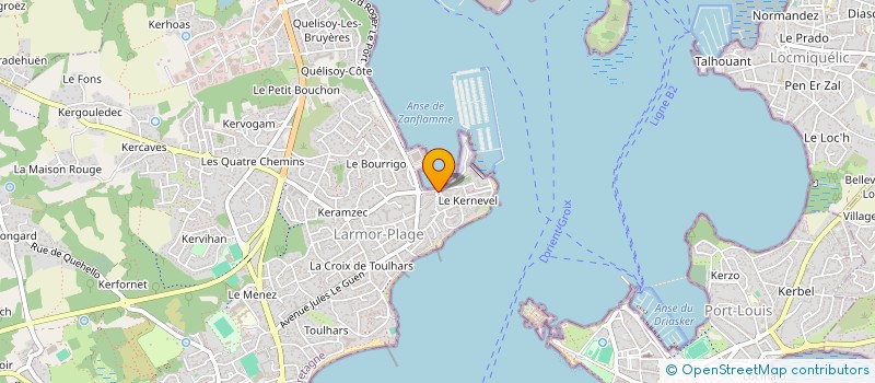 localisation de l'entreprise PORT SAINT JEAN  LARMOR-PLAGE