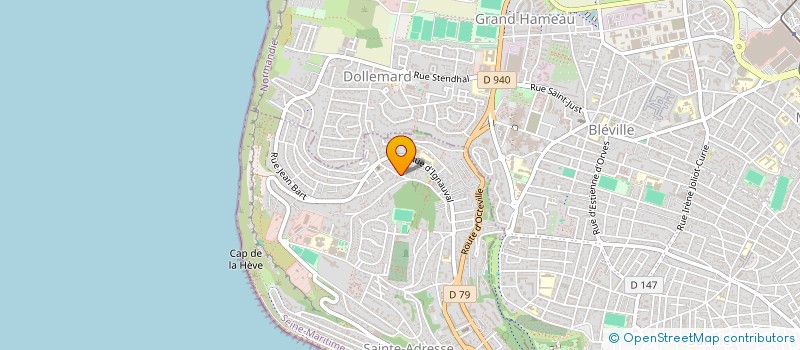 localisation de l'entreprise PORT TANGO LE HAVRE à SAINTE-ADRESSE