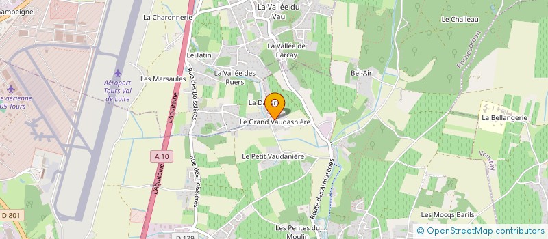 localisation de l'entreprise PORT-VALLIERES à ROCHECORBON