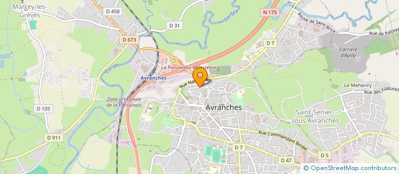 localisation de l'entreprise PORT2PORT LPC ACADEMY  AVRANCHES