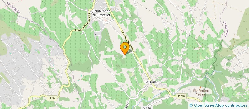 localisation de l'entreprise PORTA  LE CASTELLET