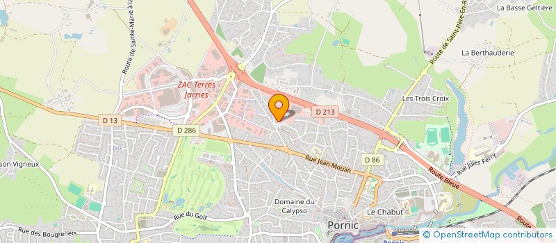 localisation de l'entreprise PORTAGE DE REPAS A DOMICILE à PORNIC
