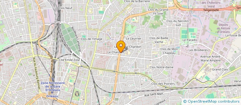 localisation de l'entreprise PORTAGE SERVICE à ORLEANS
