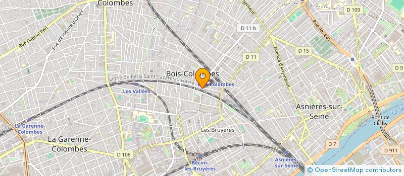 localisation de l'entreprise PORTAGE VISITANDINES à BOIS-COLOMBES