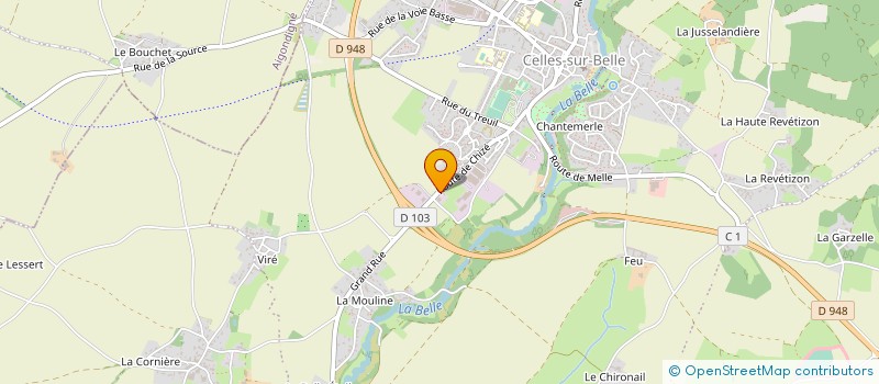 localisation de l'entreprise PORTAIGH WHISKY  CELLES-SUR-BELLE