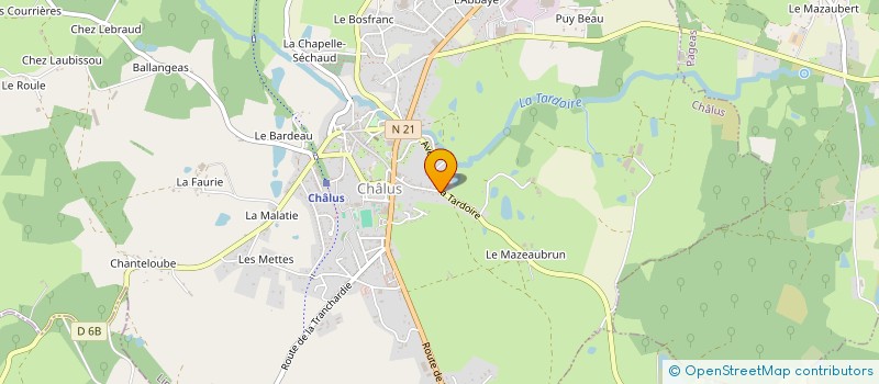 localisation de l'entreprise PORTAIL CONSEILS à CHALUS