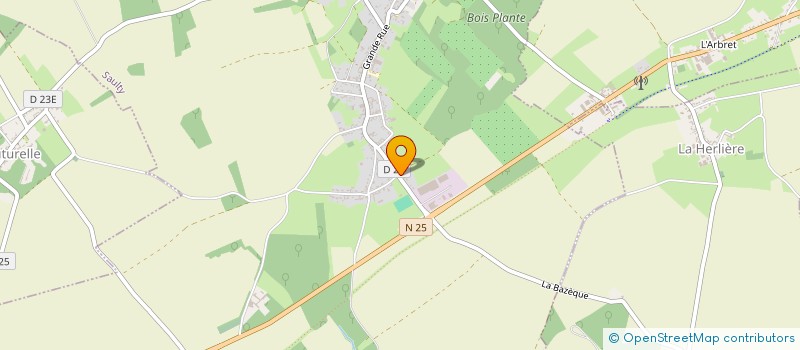 localisation de l'entreprise PORTAIL ET CREATION DEMAILLY  SAULTY