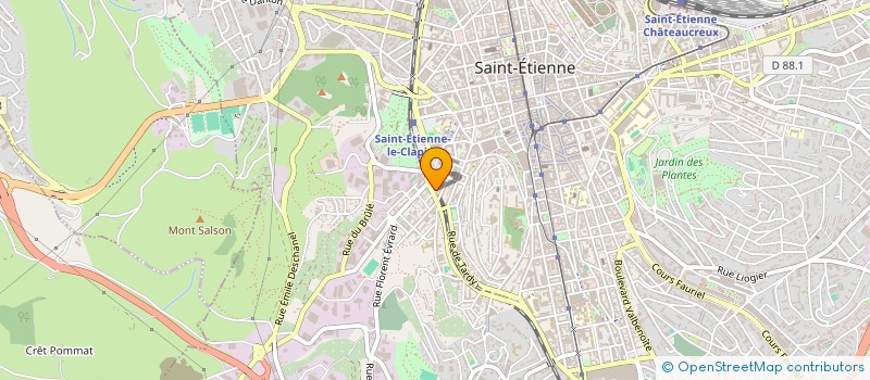 localisation de l'entreprise PORTAIL POUR L ACCES AUX DROITS SOCIAUX à SAINT-ETIENNE