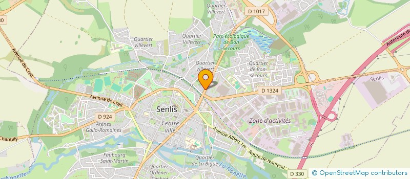 localisation de l'entreprise PORTAILS  SENLIS