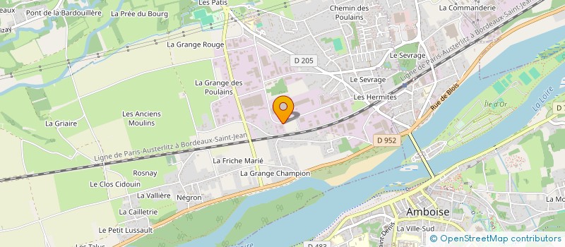 localisation de l'entreprise PORTAILS LARIVIERE à NAZELLES-NEGRON