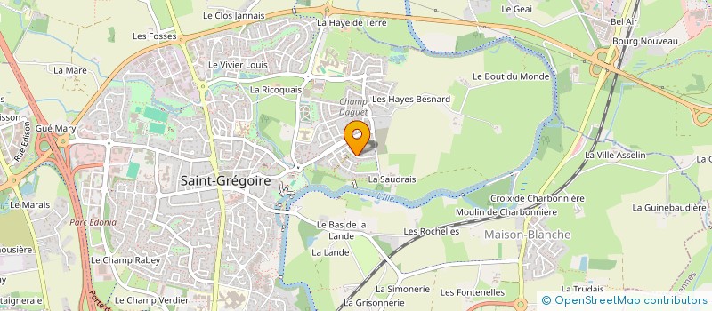 localisation de l'entreprise PORTAL à SAINT-GREGOIRE