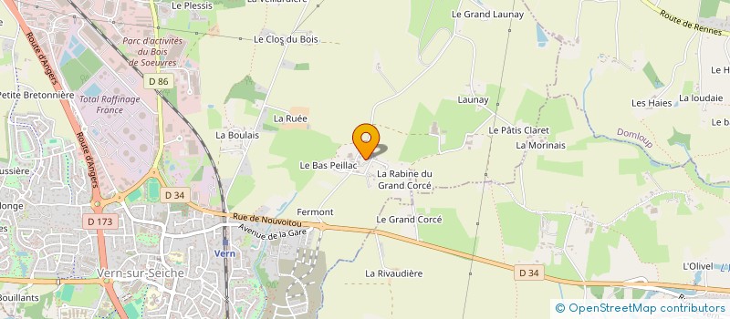 localisation de l'entreprise PORTAL  VERN-SUR-SEICHE