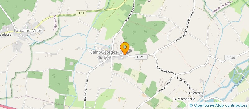 localisation de l'entreprise PORTAL AMENAGEMENT à BEAUFORT-EN-ANJOU