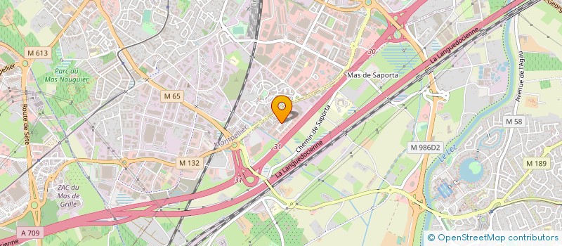 localisation de l'entreprise PORTAL ECLAIRAGE à LATTES