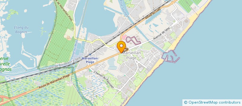 localisation de l'entreprise PORTAL LARIVIERE à MARSEILLAN