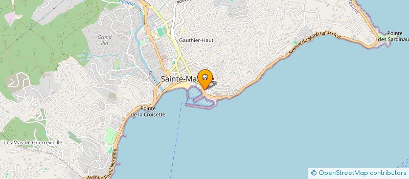 localisation de l'entreprise PORTAL MARINE REPARAT NAUTIQUE à SAINTE-MAXIME