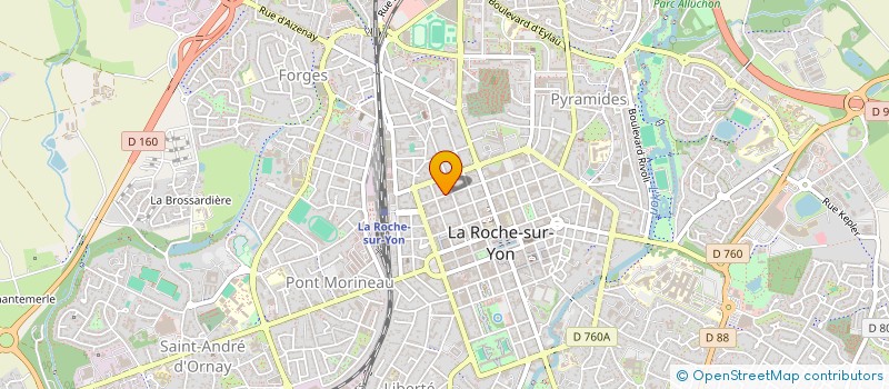 localisation de l'entreprise PORTALIS à LA ROCHE-SUR-YON