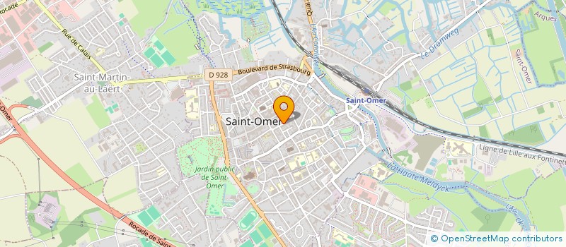 localisation de l'entreprise PORTALIS  SAINT-OMER