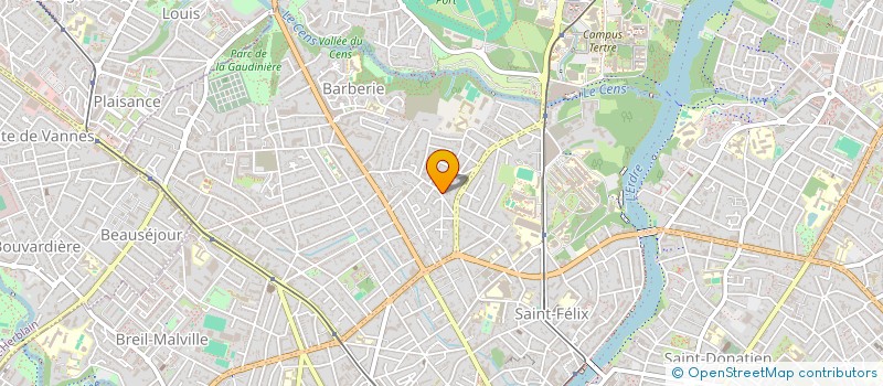 localisation de l'entreprise PORTALIS  NANTES