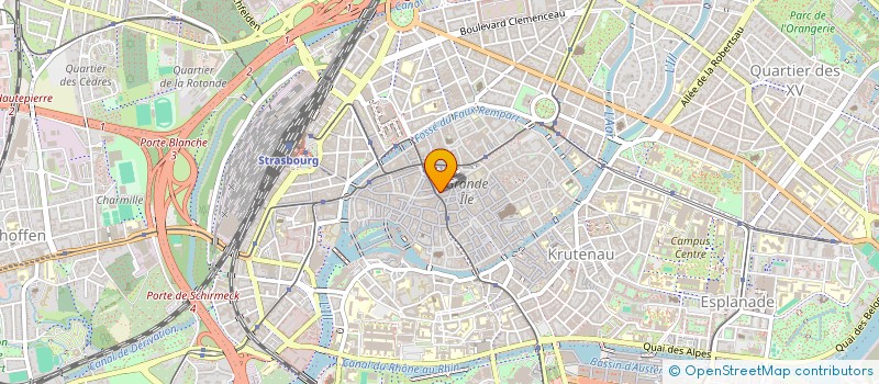 localisation de l'entreprise PORTALIS PATRIMOINE à STRASBOURG