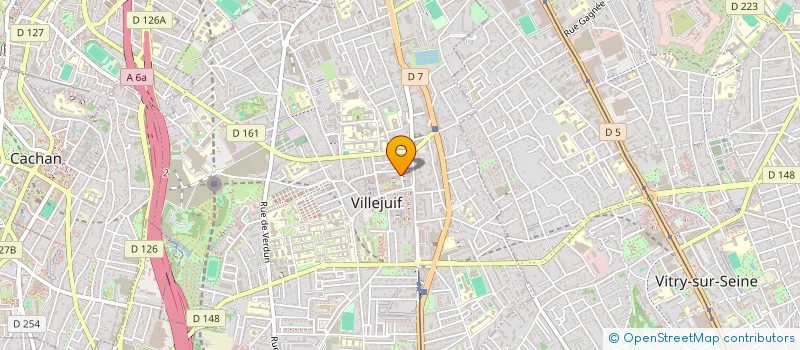 localisation de l'entreprise PORTANEO  VILLEJUIF