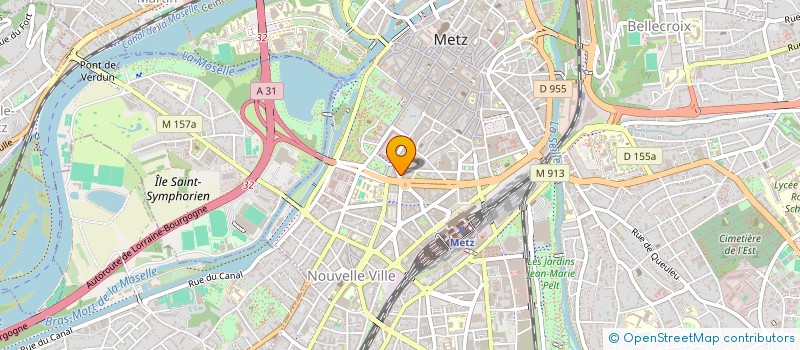 localisation de l'entreprise PORTANOVA  METZ