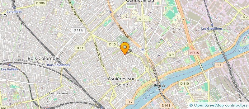 localisation de l'entreprise PORTANSE à ASNIERES-SUR-SEINE