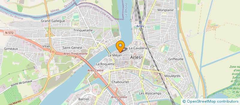 localisation de l'entreprise PORTAPAROLE FRANCE à ARLES