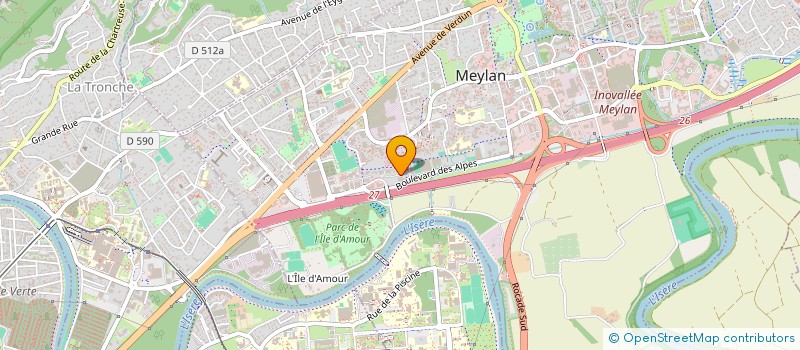 localisation de l'entreprise PORTAPPS à MEYLAN