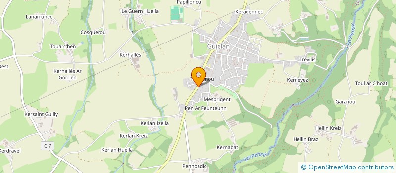 localisation de l'entreprise PORTAU  GUICLAN