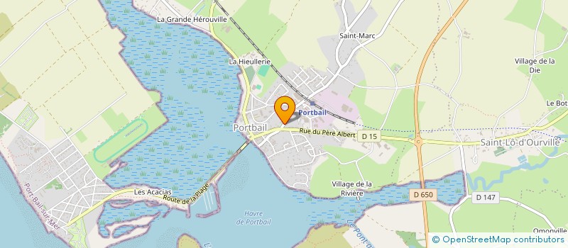 localisation de l'entreprise PORTBAIL ASSELIN  PORT-BAIL-SUR-MER