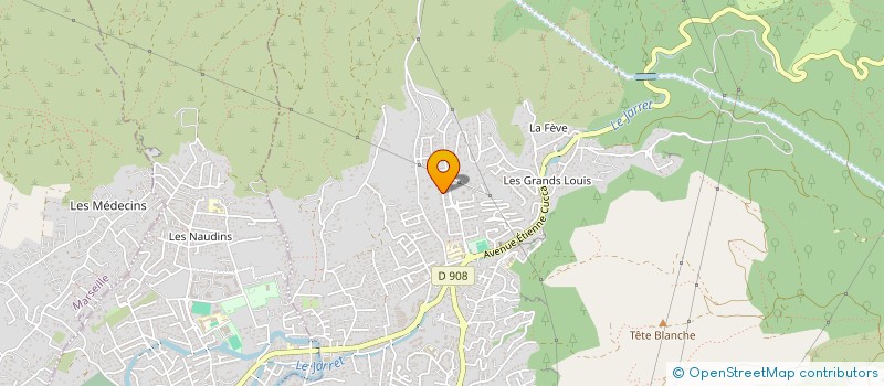 localisation de l'entreprise PORTCROS  ALLAUCH