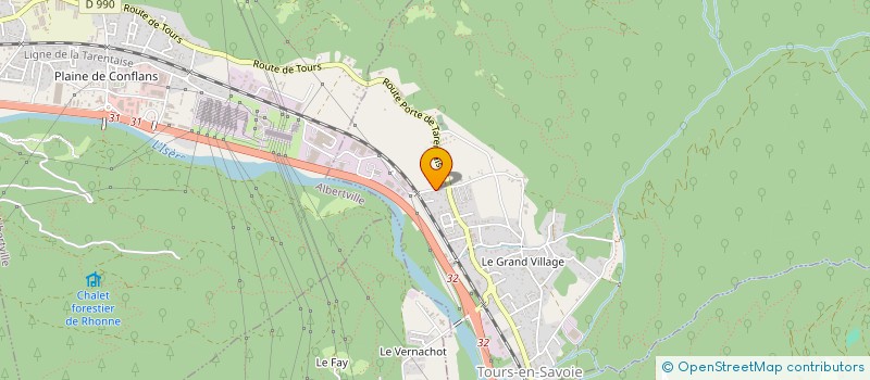 localisation de l'entreprise PORTE 1  TOURS-EN-SAVOIE