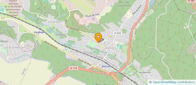localisation de l'entreprise PORTE 7 à BIEVRES