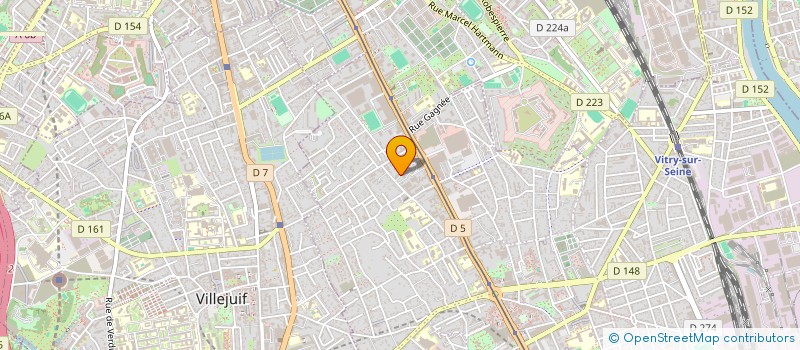 localisation de l'entreprise PORTE BONHEUR 88  VITRY-SUR-SEINE