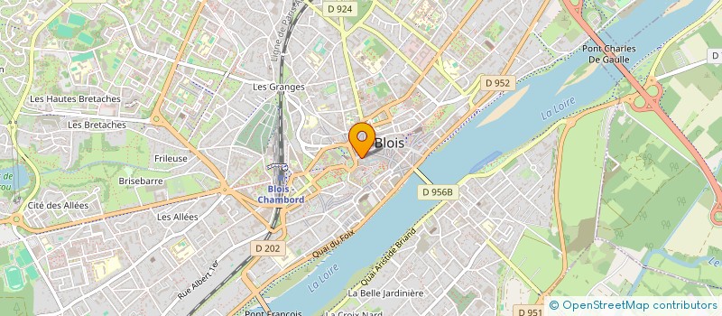 localisation de l'entreprise PORTE-COTE DISTRIBUTION à BLOIS
