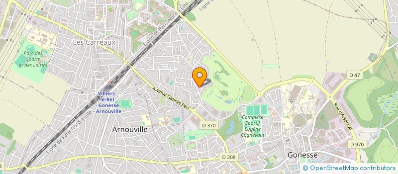 localisation de l'entreprise PORTE D'ESPOIR à GONESSE