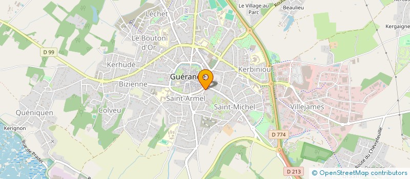 localisation de l'entreprise PORTE D'ITALIE à GUERANDE