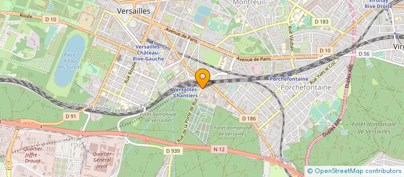 localisation de l'entreprise PORTE DE BUC RIE à VERSAILLES