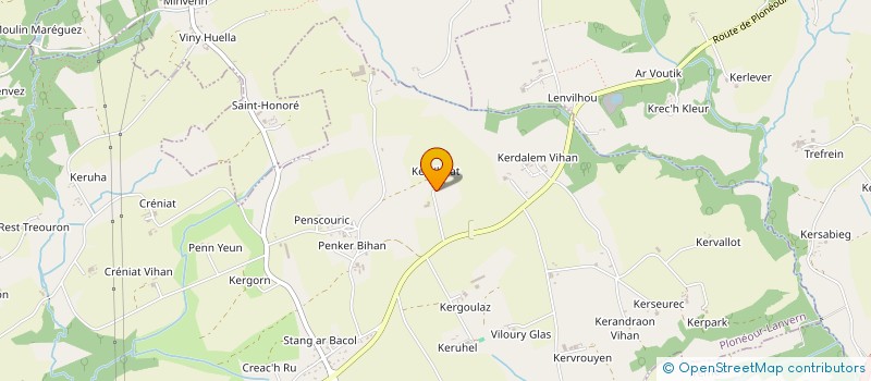 localisation de l'entreprise PORTE DE CORNOUAILLE  PLONEOUR LANVERN