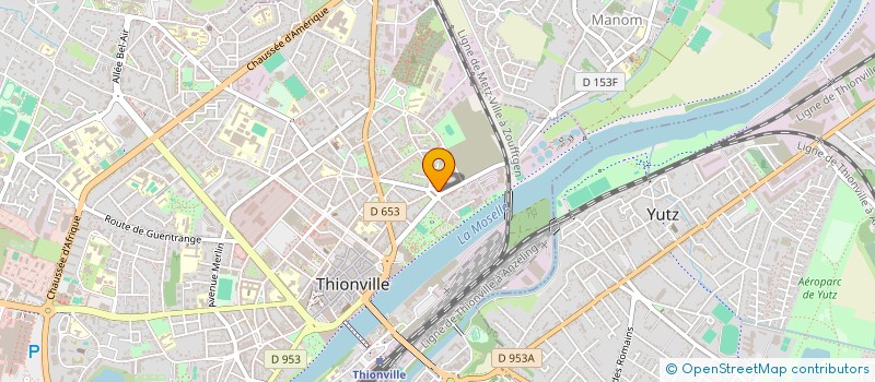 localisation de l'entreprise PORTE DE FRANCE à THIONVILLE