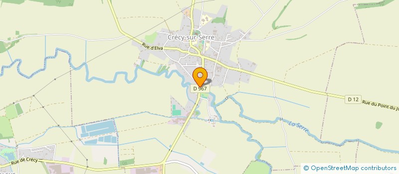 localisation de l'entreprise PORTE DE FRANCE  CRECY-SUR-SERRE