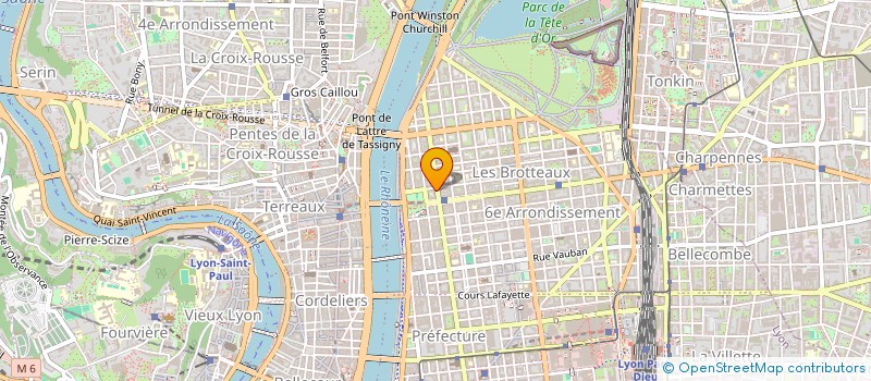 localisation de l'entreprise PORTE DE FRANCE  LYON