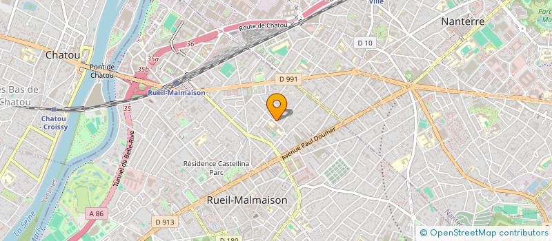 localisation de l'entreprise PORTE DE L'AMASSE à RUEIL-MALMAISON