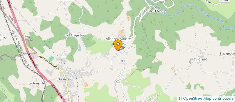 localisation de l'entreprise PORTE DES FEES  ALBARET-SAINTE-MARIE
