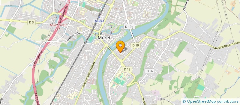 localisation de l'entreprise PORTE DES PYRENEES  MURET