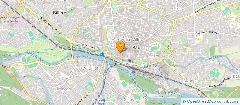 localisation de l'entreprise PORTE DOREE à PAU