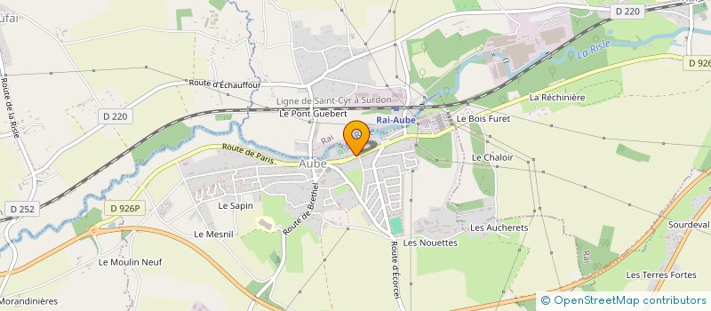 localisation de l'entreprise PORTE ELECTRICITE à AUBE