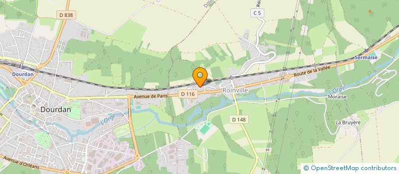 localisation de l'entreprise PORTE ORIENTALE  FLEURY-LES-AUBRAIS