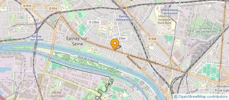 localisation de l'entreprise PORTE OUVERTE à EPINAY-SUR-SEINE